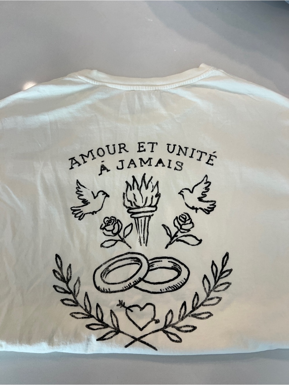 Zara Cream Lightweight Tee Shirt NWOT